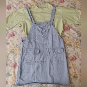 Bundle Of Tshirt and Overall Dress